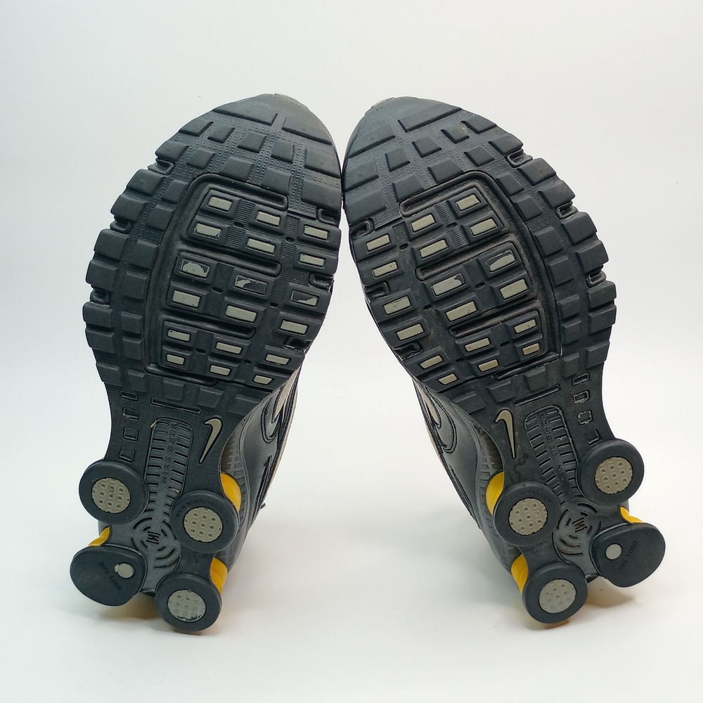Nike Shox Livestrong Mens Running Shoes Black White Yellow 350623-101 Size 10 - Picture 9 of 10